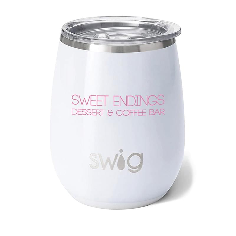 Swig® 14 oz. Matte Stemless Wine Cup, Full Color Digital