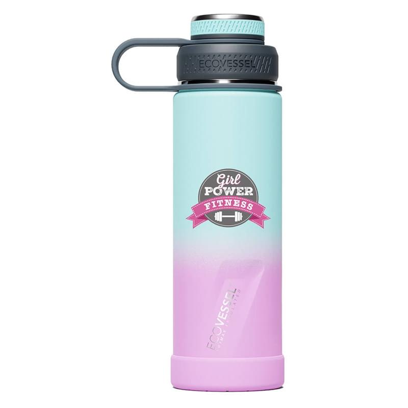 EcoVessel® 20 oz. Boulder Insulated Bottle, Full Color Digital