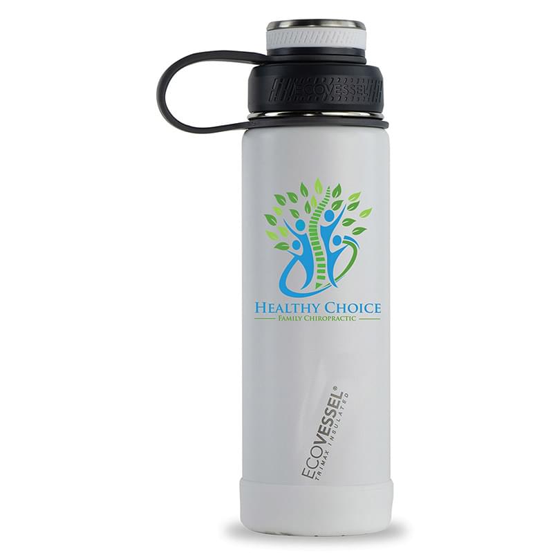 EcoVessel® 20 oz. Boulder Insulated Bottle, Full Color Digital