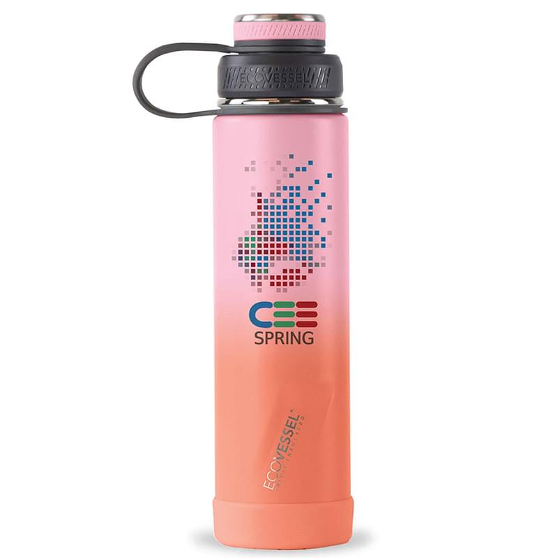 EcoVessel® 24 oz. Boulder Insulated Bottle, Full Color Digital