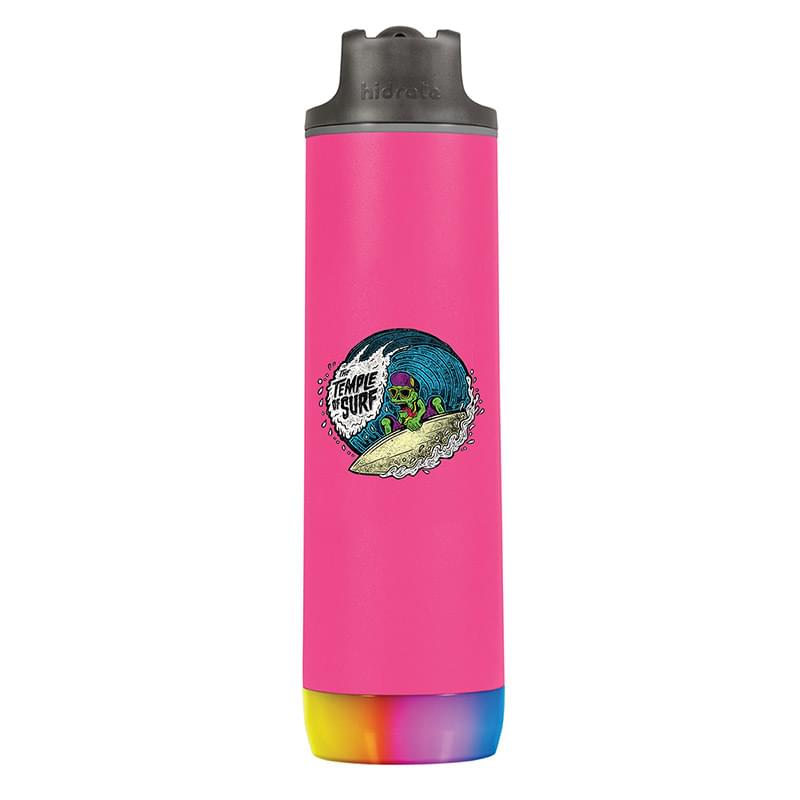 HidrateSpark® 21 oz. PRO with Straw Lid, Full Color Digital