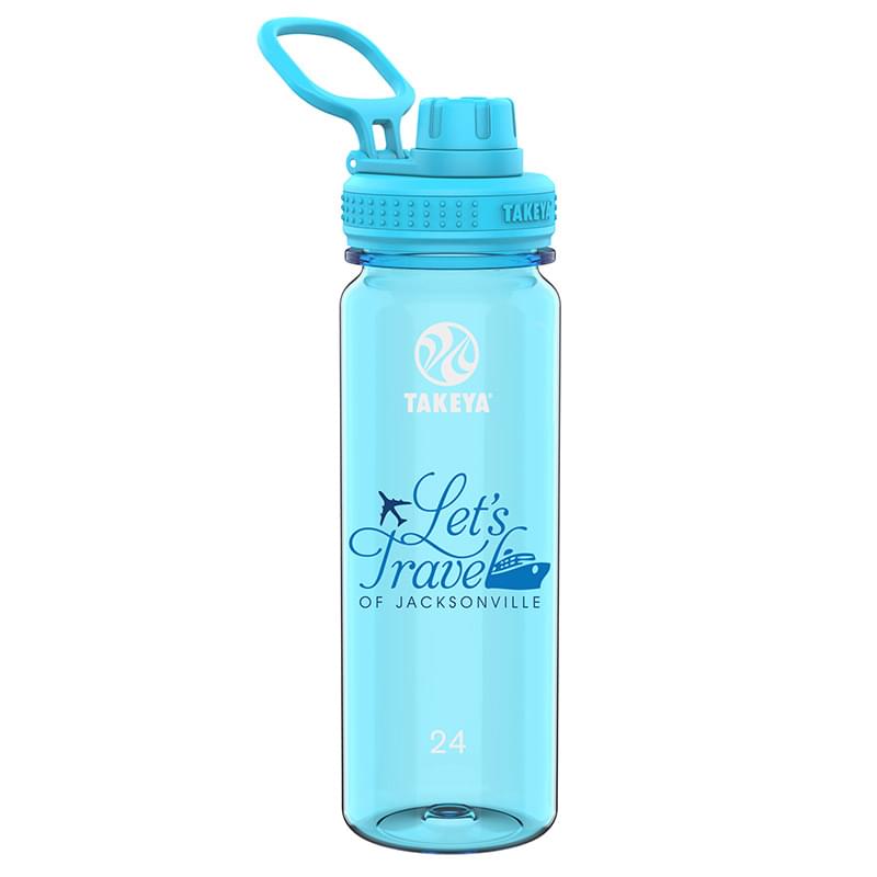 Takeya® 24 oz. Tritan Water Bottle with Spout lid, Full Color Digital