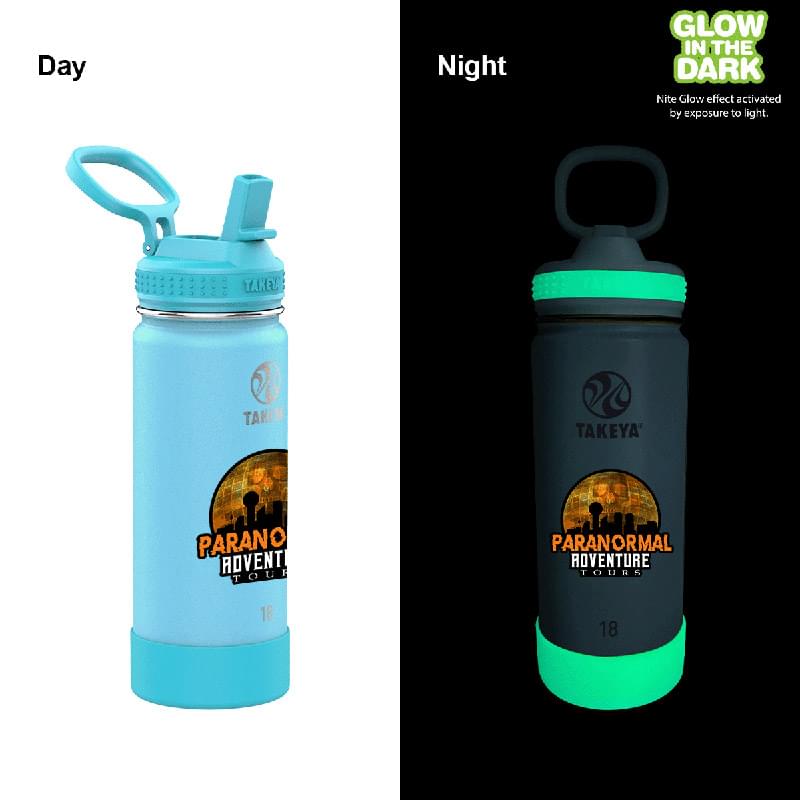 FCD Takeya 18 oz. Actives Glow in the Dark Bottle