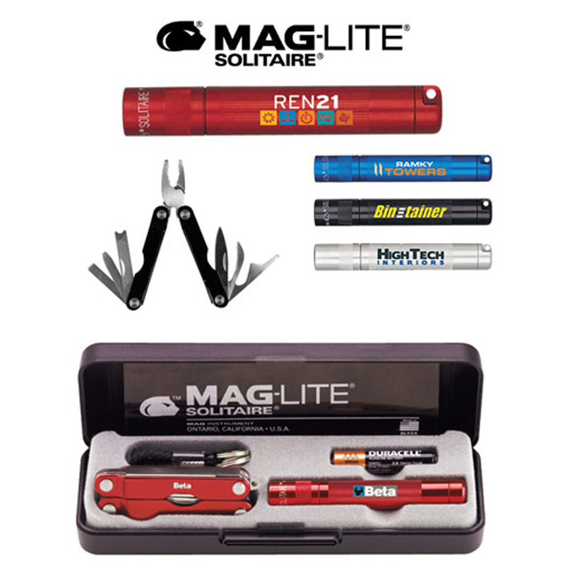 K3A Mag-Lite Solitaire & Multi-Function Tool Combo, Full Color Digital