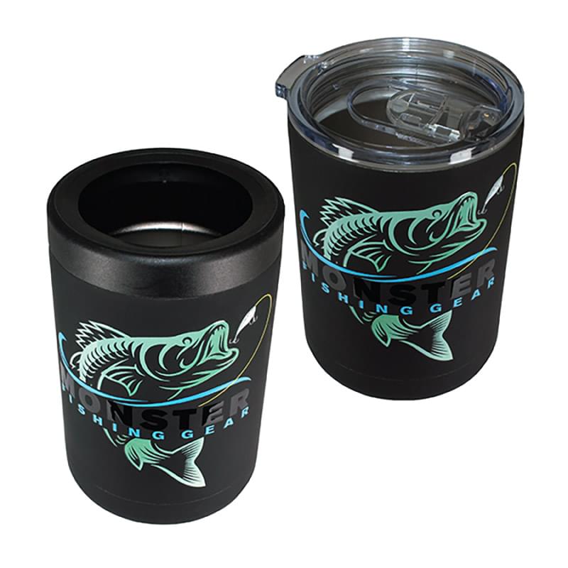 12 oz. Halcyon&reg; Tumbler/Can Cooler,  FCD with Varnish or Varnish Only