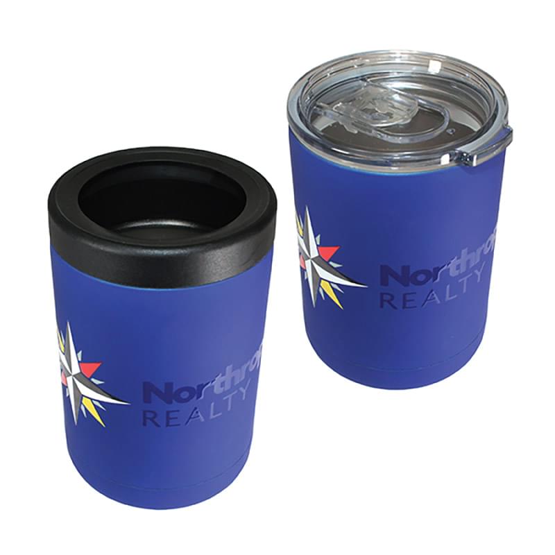 12 oz. Halcyon&reg; Tumbler/Can Cooler,  FCD with Varnish or Varnish Only