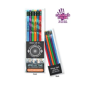 Create-A-Pack Pencil Set of 6 - Mood Pencil w/ Colored Eraser