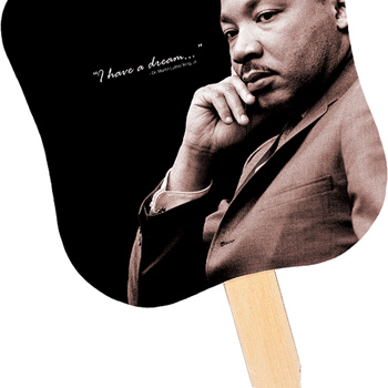 Stock Design Hand Fan-Dr. Martin Luther King, Jr.