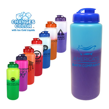 32 oz. Mood Sports Bottle with Flip Top Cap