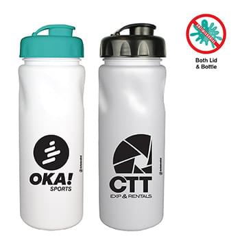 24 Oz. Antimicrobial Cycle Bottle with Flip Top Cap