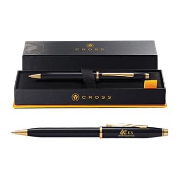 Cross® Century II Black Lacquer Pen, Laser Engraved