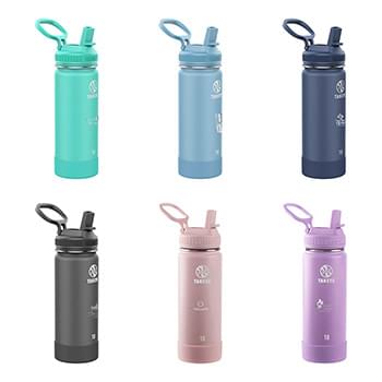 Takeya® 18 oz. Actives with Straw Lid, Laser, Standard