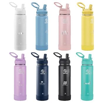 Takeya® 24 oz. Actives with Straw Lid, Laser, Standard