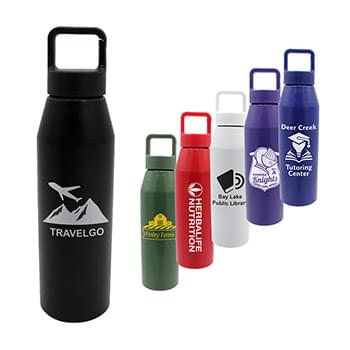 25 oz. Recycled Aluminum Bottle with Carabiner Lid