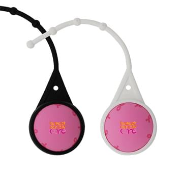 Awareness Round Lip Balm with Lanyard, Full Color Digital
