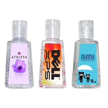 Mini Sanitizer Bottles, Full Color Digital
