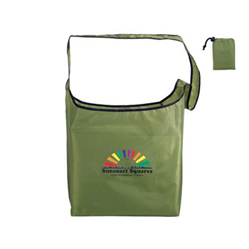 RPET Fold-Away Sling Bag, Full Color Digital