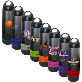 17 oz. Bluetooth™ Speaker Sport Bottle, Full Color Digital