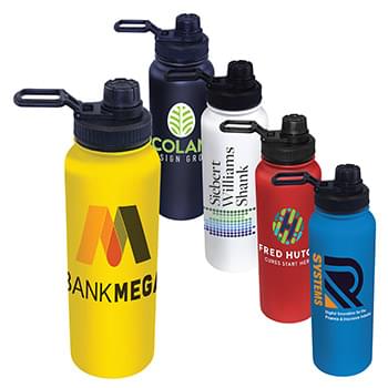 32 oz. Memphis Sports Bottle with Screw Cap, Full Color Digital