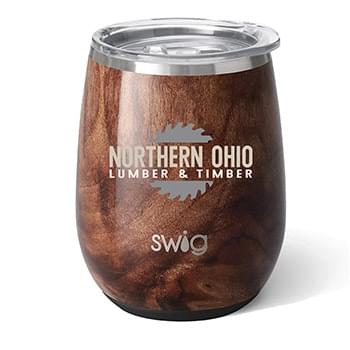 Swig®14 oz. Print Stemless Wine Cup, Full Color Digital
