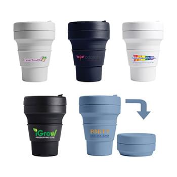Stojo 16 oz. Collapsible Cup, Full Color Digital
