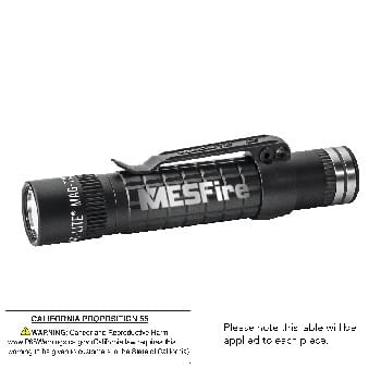 MAG-TAC LED Rechargeable Flashlight, Laser Engraved