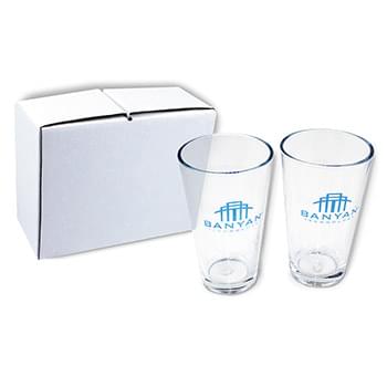 16 oz. Pint Glass - Gift Set of 2